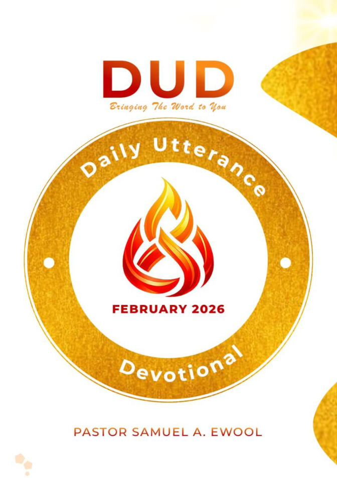 Daily Utterance Devotional February 2026 cover