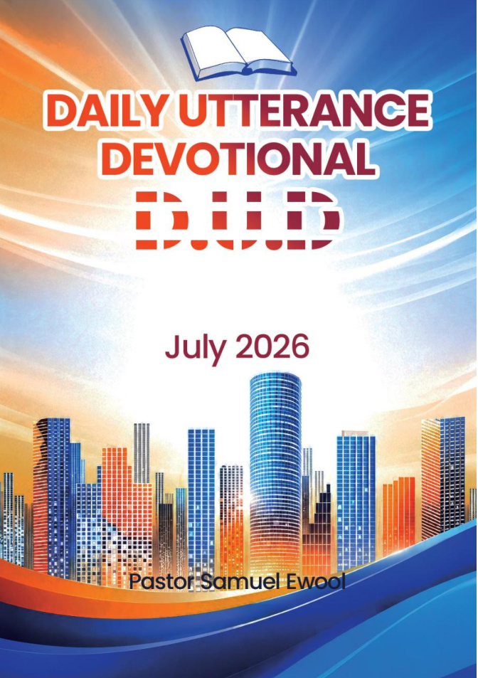 Daily Utterance Devotional July 2026 cover